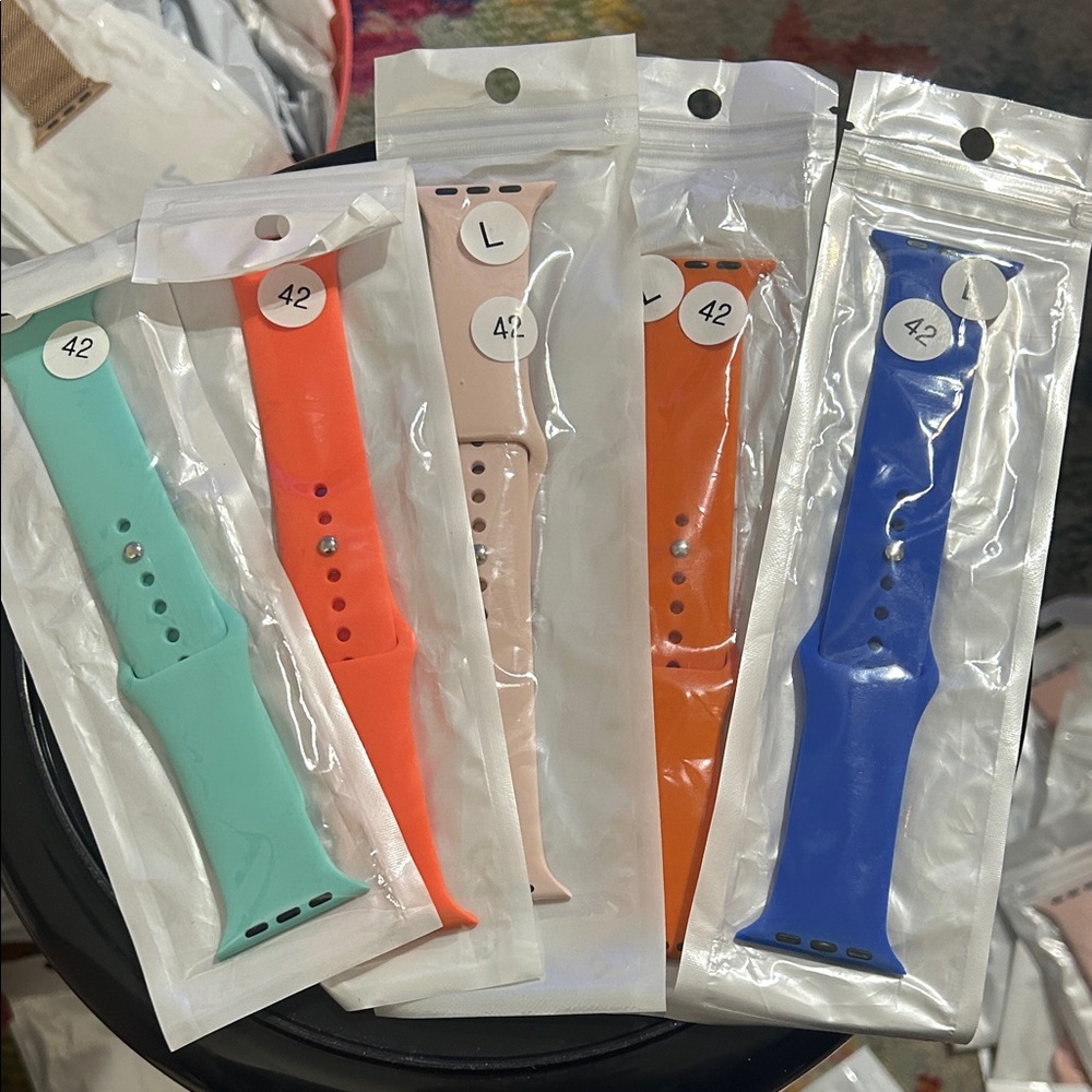 Colorful Silicone Watch Bands Set